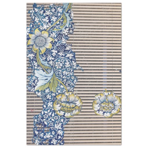 William Morris LEAF PATTERN DECOUPAGE Tissue Paper Zazzle