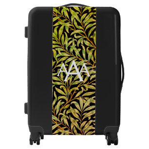 William Morris LEAF PATTERN MONOGRAM LUGGAGE