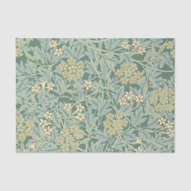 William Morris LEAF PATTERN Tissue Paper (Front)