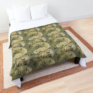 William Morris’ leaves and tendrils Gold & Green Duvet Cover