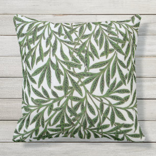 William Morris Leaves Throw Pillow