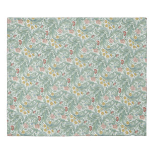 William Morris Leicester Leaves Flowers Carnation Duvet Cover