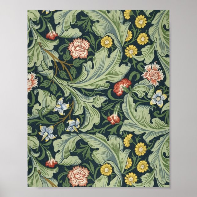 William Morris Leicester Pattern Poster (Front)