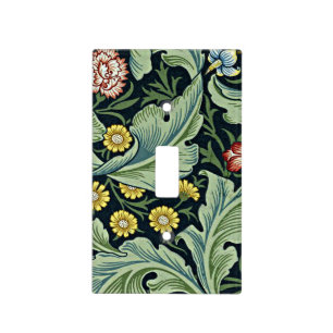 William Morris - Leicester vintage floral design Light Switch Cover