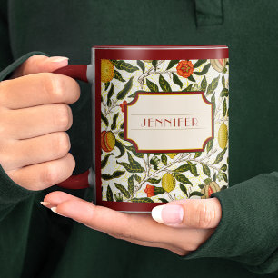 William Morris Lemons Pomegranate Pattern Mug