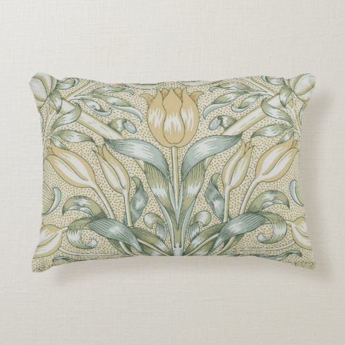 William Morris Lily and Pomegranate Flower Classic Accent Pillow