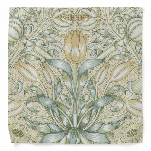 William Morris Lily and Pomegranate Flower Classic Bandana