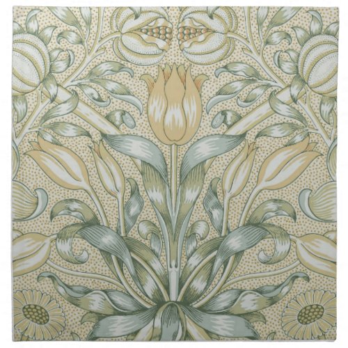 William Morris Lily and Pomegranate Flower Classic Cloth Napkin