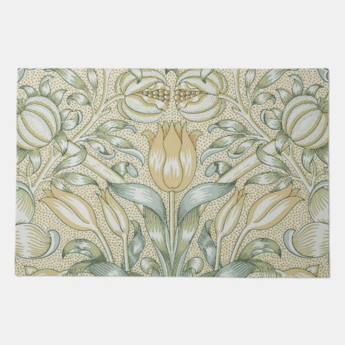 William Morris Lily and Pomegranate Flower Classic Doormat