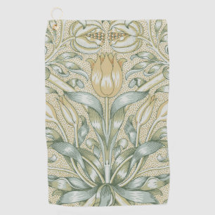 William Morris Lily and Pomegranate Flower Classic Golf Towel