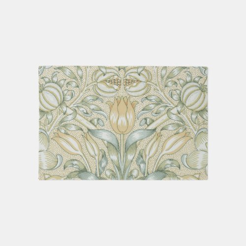 William Morris Lily and Pomegranate Flower Classic Outdoor Rug