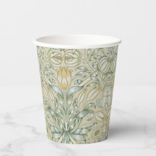 William Morris Lily and Pomegranate Flower Classic Paper Cups