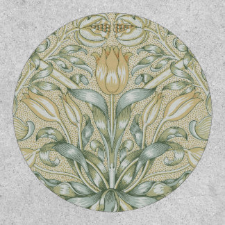 William Morris Lily and Pomegranate Flower Classic Patch