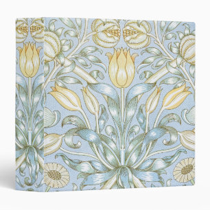 William Morris Lily and Pomegranate Flower Pattern 3 Ring Binder