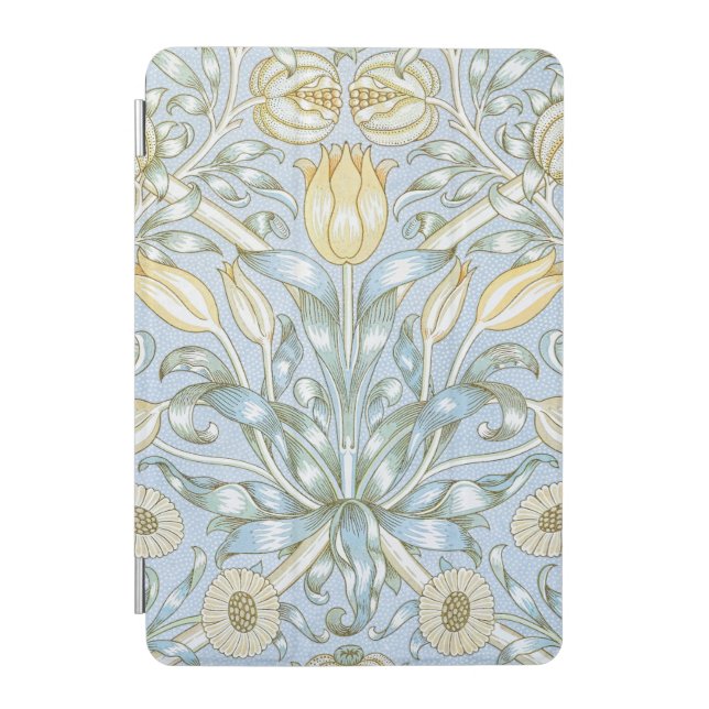 William Morris Lily and Pomegranate Flower Pattern iPad Mini Cover (Front)