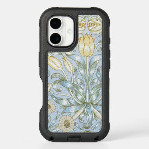 William Morris Lily and Pomegranate Flower Pattern iPhone 16 Case