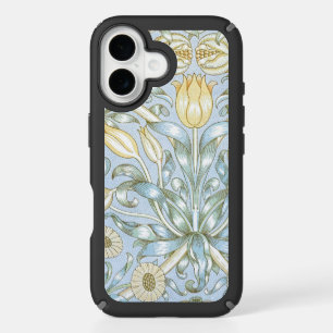 William Morris Lily and Pomegranate Flower Pattern iPhone 16 Case