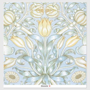 William Morris Lily and Pomegranate Flower Pattern Sticker