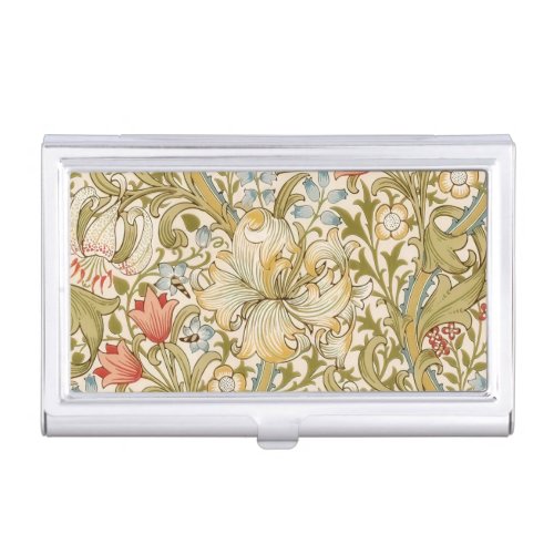 William Morris Lily Art Nouveau Business Card Case