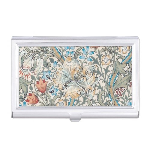 William Morris Lily Art Nouveau Business Card Case