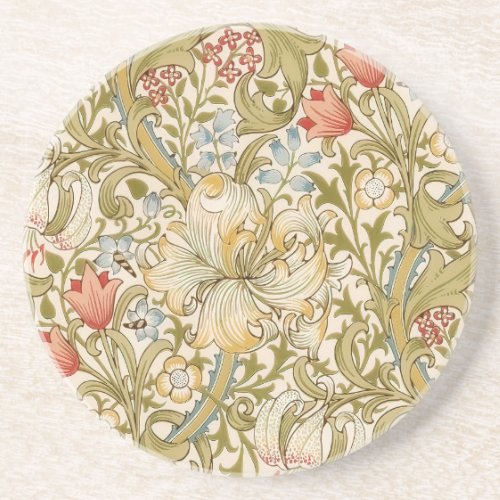 William Morris Lily Art Nouveau Coaster