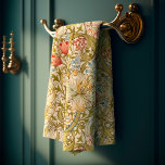 William Morris Lily Art Nouveau Floral Bath Towel Set at Zazzle
