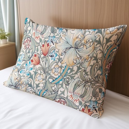 William Morris Lily Art Nouveau Floral Pattern Pil Pillow Case