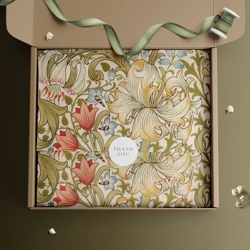 William Morris Lily Art Nouveau Floral Tissue Paper