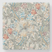 William Morris Lily Art Nouveau Stone Coaster | Zazzle