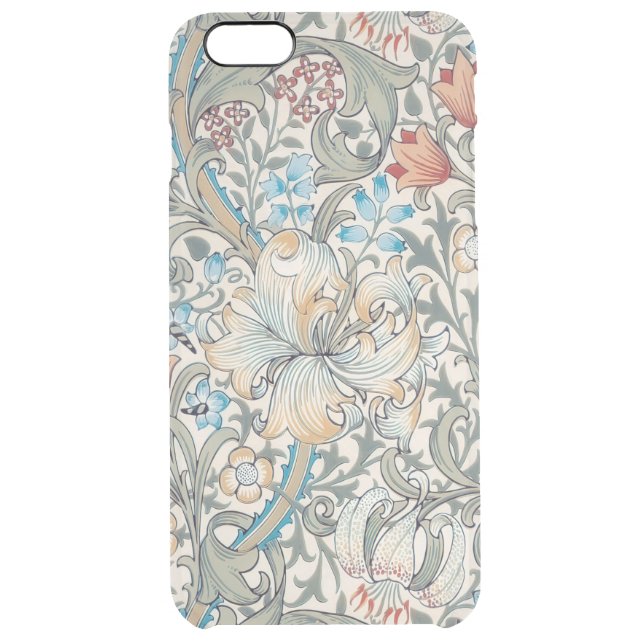 William Morris Lily Art Nouveau Uncommon iPhone Ca Case (Back)