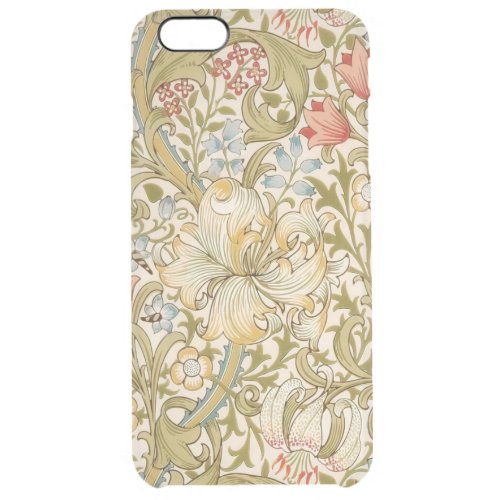 William Morris Lily Art Nouveau Clear iPhone 6 Plus Case