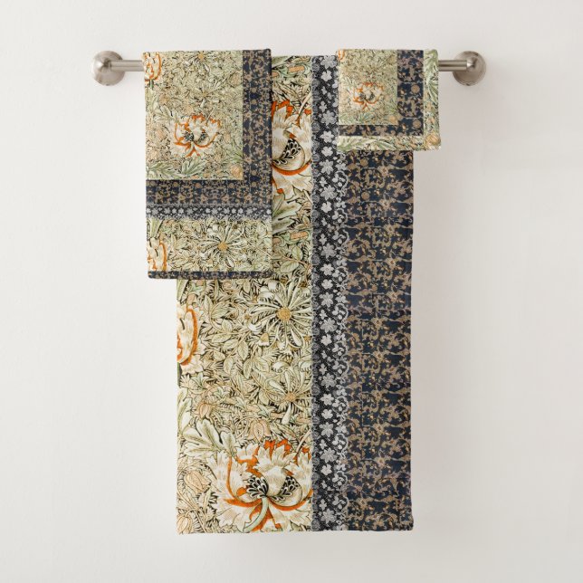 William * Morris Lily  Lea  |  Bath Towel Set (Insitu)