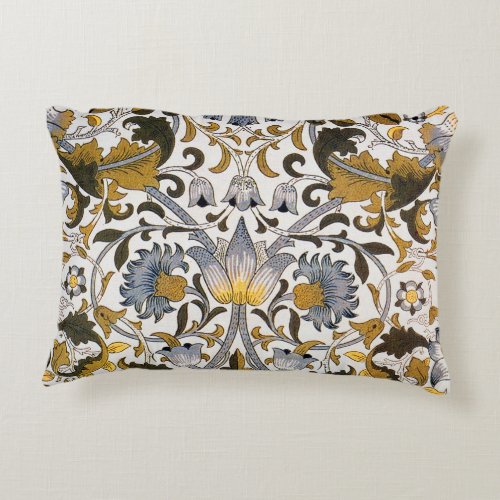 William Morris Lodden floral flower Accent Pillow