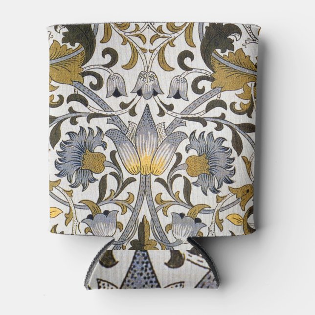 William Morris Lodden floral flower Can Cooler (Front)