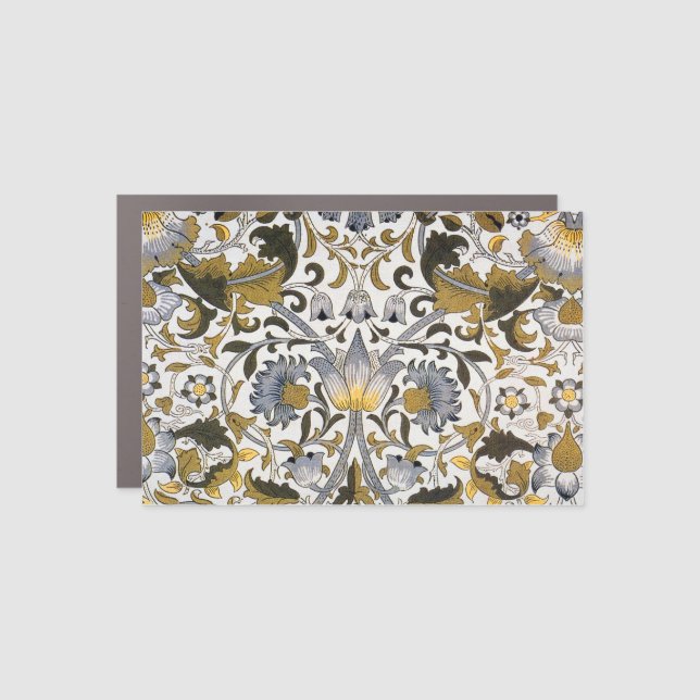 William Morris Lodden floral flower Car Magnet (Front)