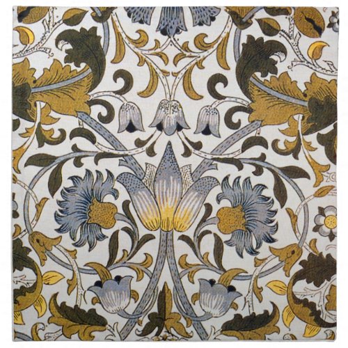 William Morris Lodden floral flower Cloth Napkin