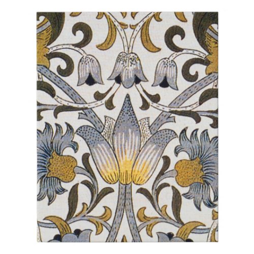 William Morris Lodden floral flower Faux Canvas Print