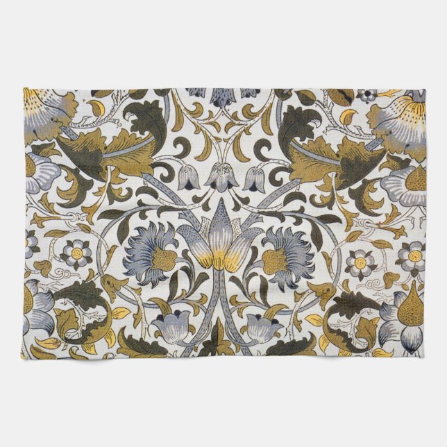 William Morris Lodden floral flower Kitchen Towel (Horizontal)