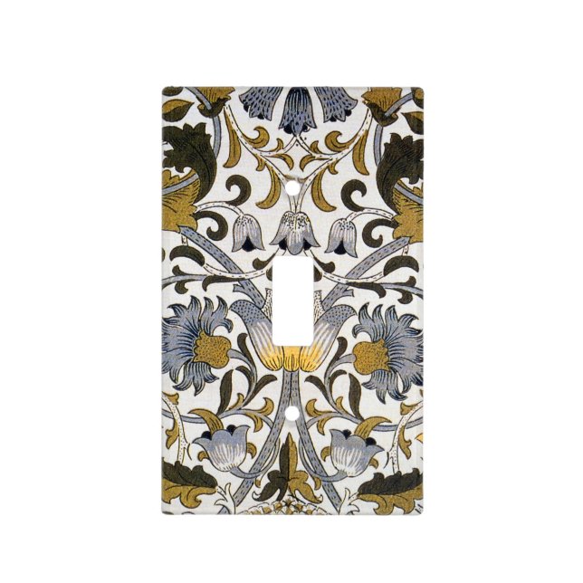 William Morris Lodden floral flower Light Switch Cover (Front)