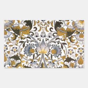 William Morris Lodden floral flower Rectangular Sticker