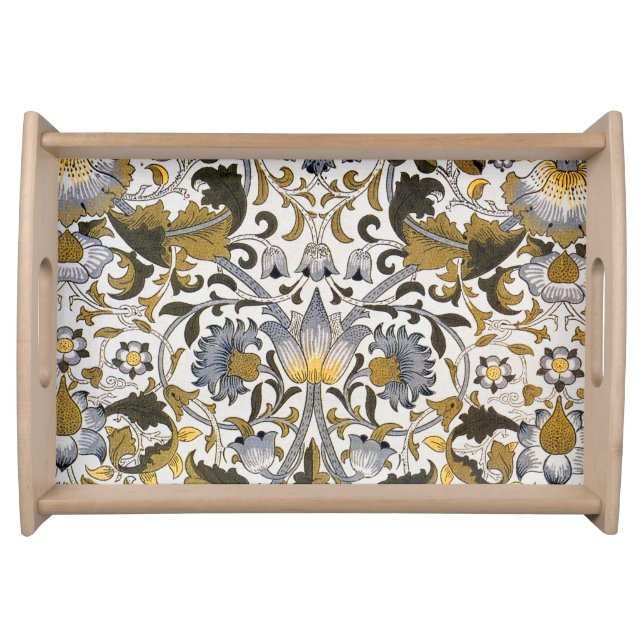 William Morris Lodden floral flower Serving Tray (Front)