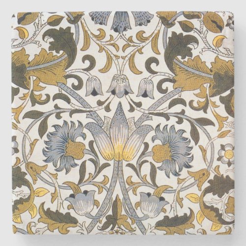 William Morris Lodden floral flower Stone Coaster