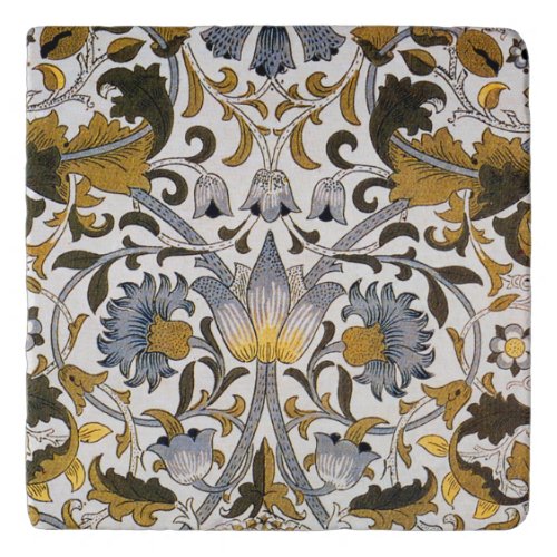 William Morris Lodden floral flower Trivet