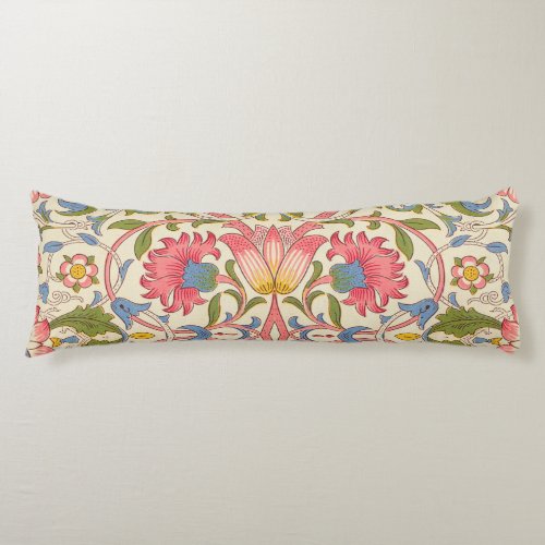 William Morris Lodden floral flower wallpaper  Body Pillow