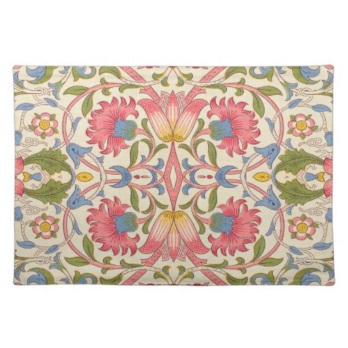 William Morris Lodden floral flower wallpaper  Cloth Placemat
