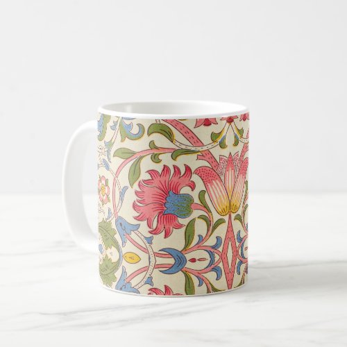 William Morris Lodden floral flower wallpaper  Coffee Mug