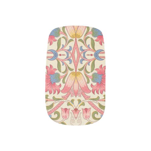 William Morris Lodden floral flower wallpaper  Minx Nail Art