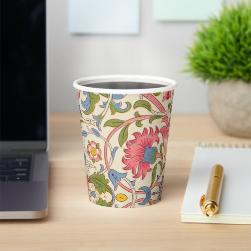 William Morris Lodden floral flower wallpaper  Paper Cups