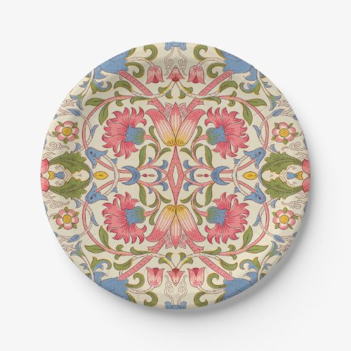 William Morris Lodden floral flower wallpaper  Paper Plates