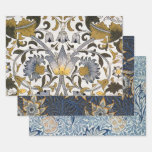 William Morris Lodden floral flower Wrapping Paper Sheets